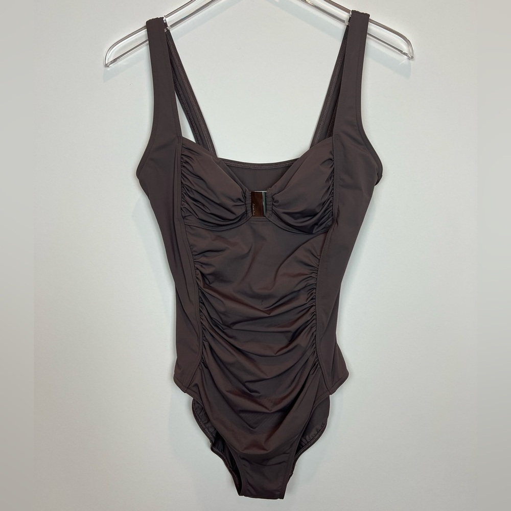 COPY - Calvin Klein One-Piece Swim Suit Brown